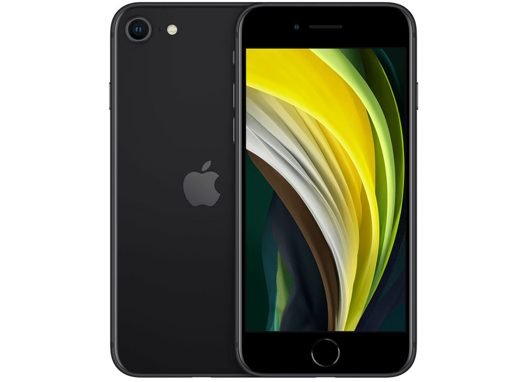海外並行輸入正規品 iPhone SE (SE2) 128GB ブラック 第2世代 - スマートフォン本体