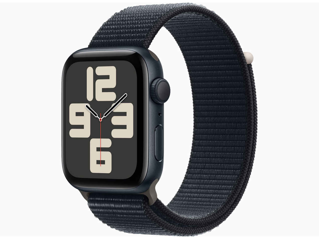 Apple Apple Watch SE 第2世代 GPSモデル 44mm ミッドナイトアルミニウムケースとミッドナイトスポーツループ MREA3J/A Apple Watch Apple Watch SE（第2世代） スマートウォッチ本体の商品画像