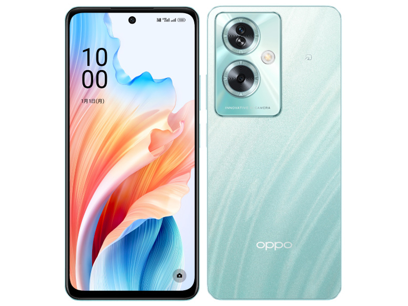 OPPO A79 5G 6.7インチ OPPO A79 5G 6.7インチ メモリー4GB ストレージ128GB グローグリーン