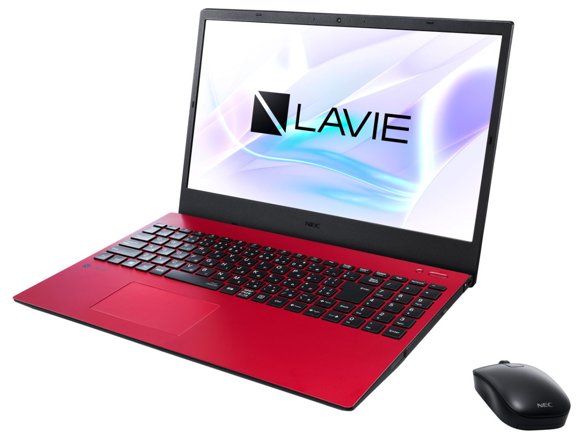 【中古品】WindowsノートPC NEC LAVIE N15 2021年モデル NEC LAVIE N15 N1565/CA カームレッド ［PC-N1565CAR］ 2021年秋冬