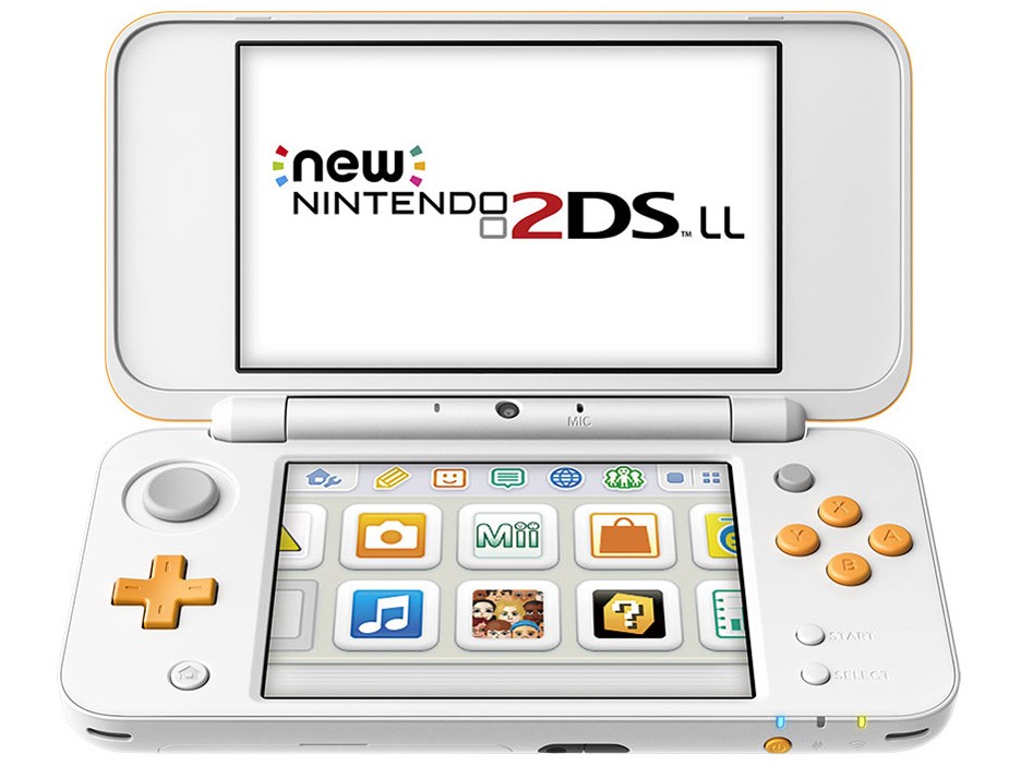 Newニンテンドー2DS LL ホワイト×オレンジの商品画像