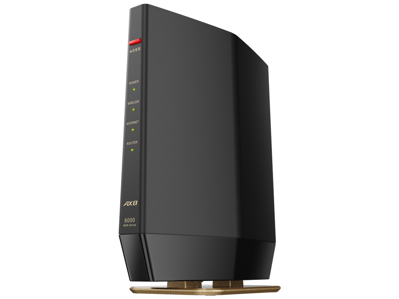 BUFFALO　WSR-6000AX8/NCG　無線LANルーター ゴールド BUFFALO WSR-6000AX8-CG（シャンパンゴールド） 無線LANルーター - 最