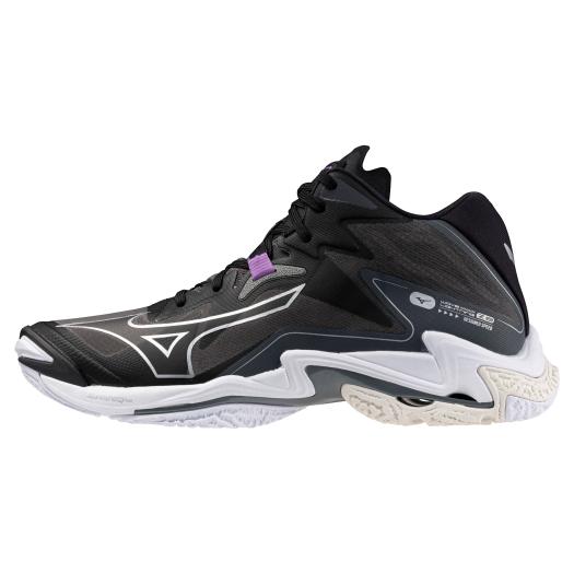 [ бесплатная доставка ] Mizuno ue-b подсветка Z8 MID( волейбол )( унисекс ) черный × серебряный Mizuno V1GA240552