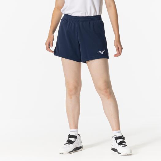 [ стоимость доставки 290 иен ] Mizuno игра брюки ( волейбол )[wi мужской ] L размер. длина ног 11cm платье темно-синий Mizuno V2MBB20214