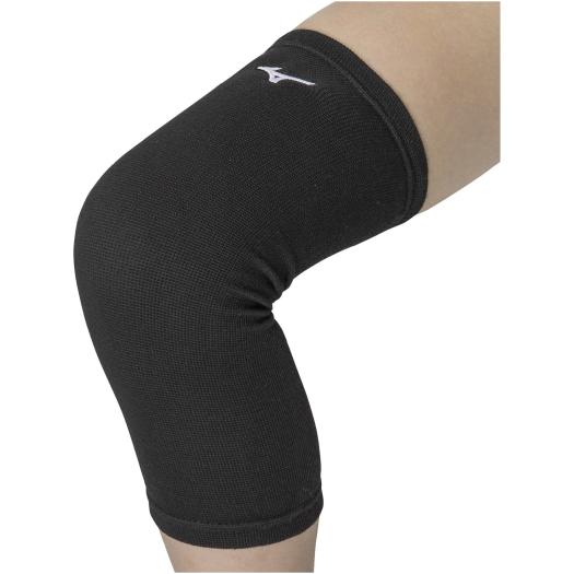 膝サポーター （ロング/パッド無） （バレーボール） ジュニア ブラック×ホワイト V2MYA402 09 フリーサイズ 左右兼用 1個入り