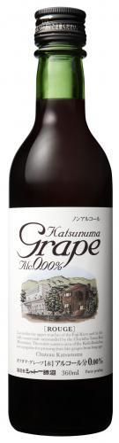 シャトー勝沼 カツヌマグレープ 赤 360mlびん 3本 ノンアルコールワインの商品画像
