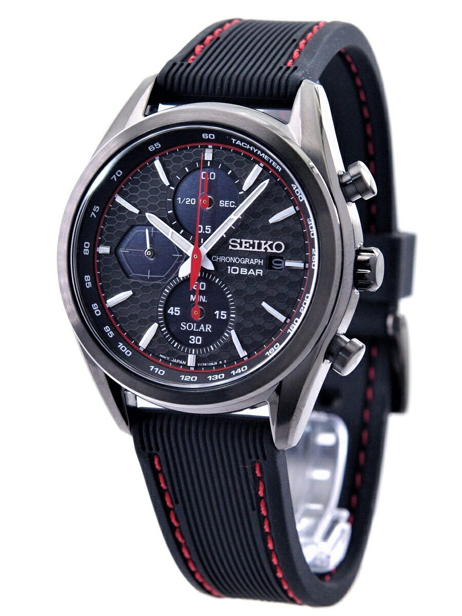セイコー SEIKO 腕時計 ソーラー クロノグラフ ブラック 海外モデル SSC777P1 メンズ (逆輸入品) メンズウォッチの商品画像