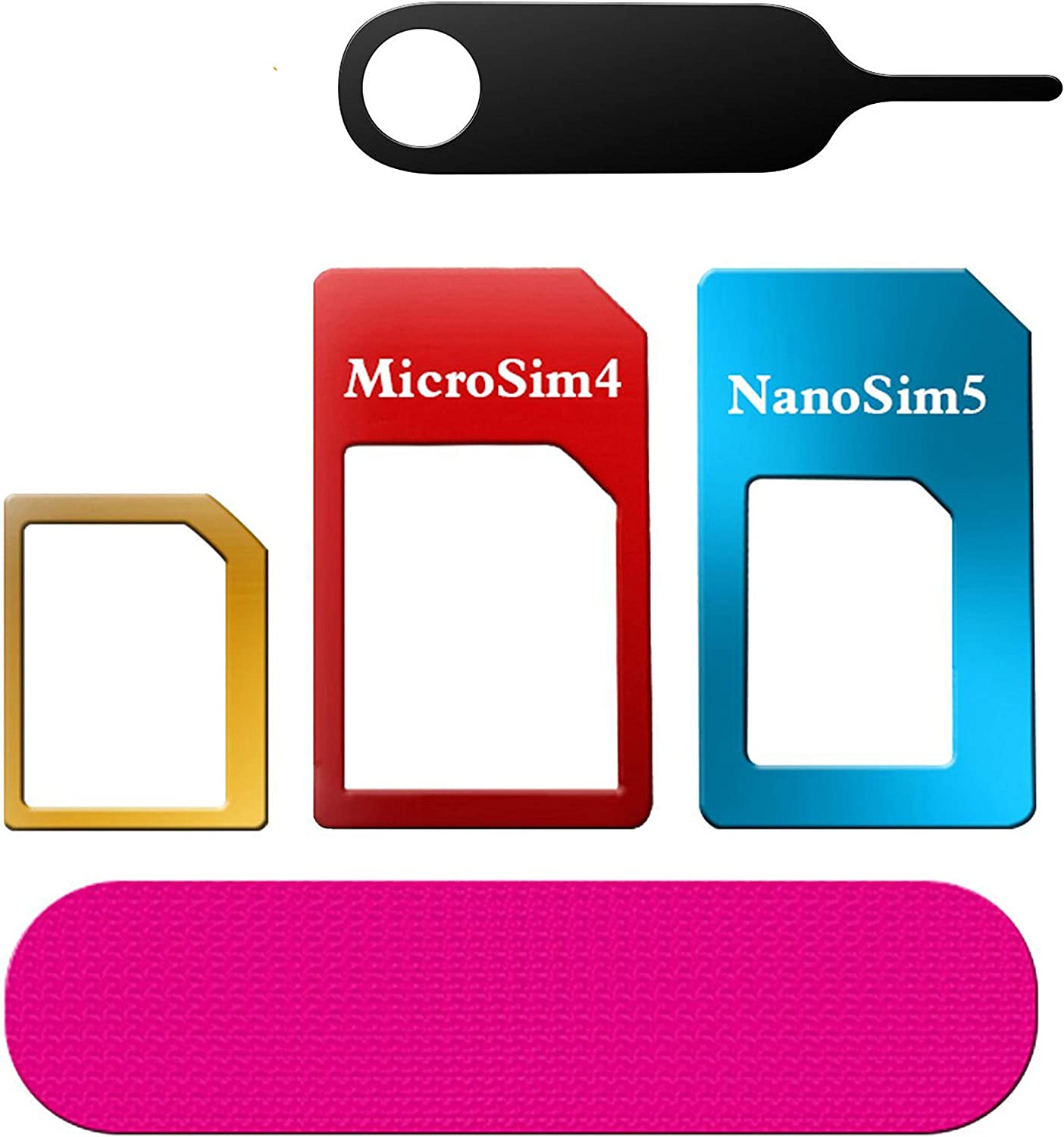 sim изменение адаптер адаптор nanoSIM microSIM SIM булавка .SIM карта папка имеется 5 позиций комплект ×2 комплект 