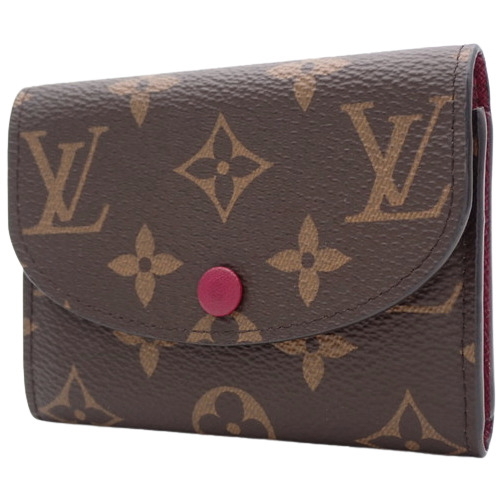 【美品】ICチップあり　LOUIS VUITTON ポルトモネ・ロザリ すぐ届く!! LOUIS VUITTON ポルトモネ ロザリ ミニ 財布 (Louis