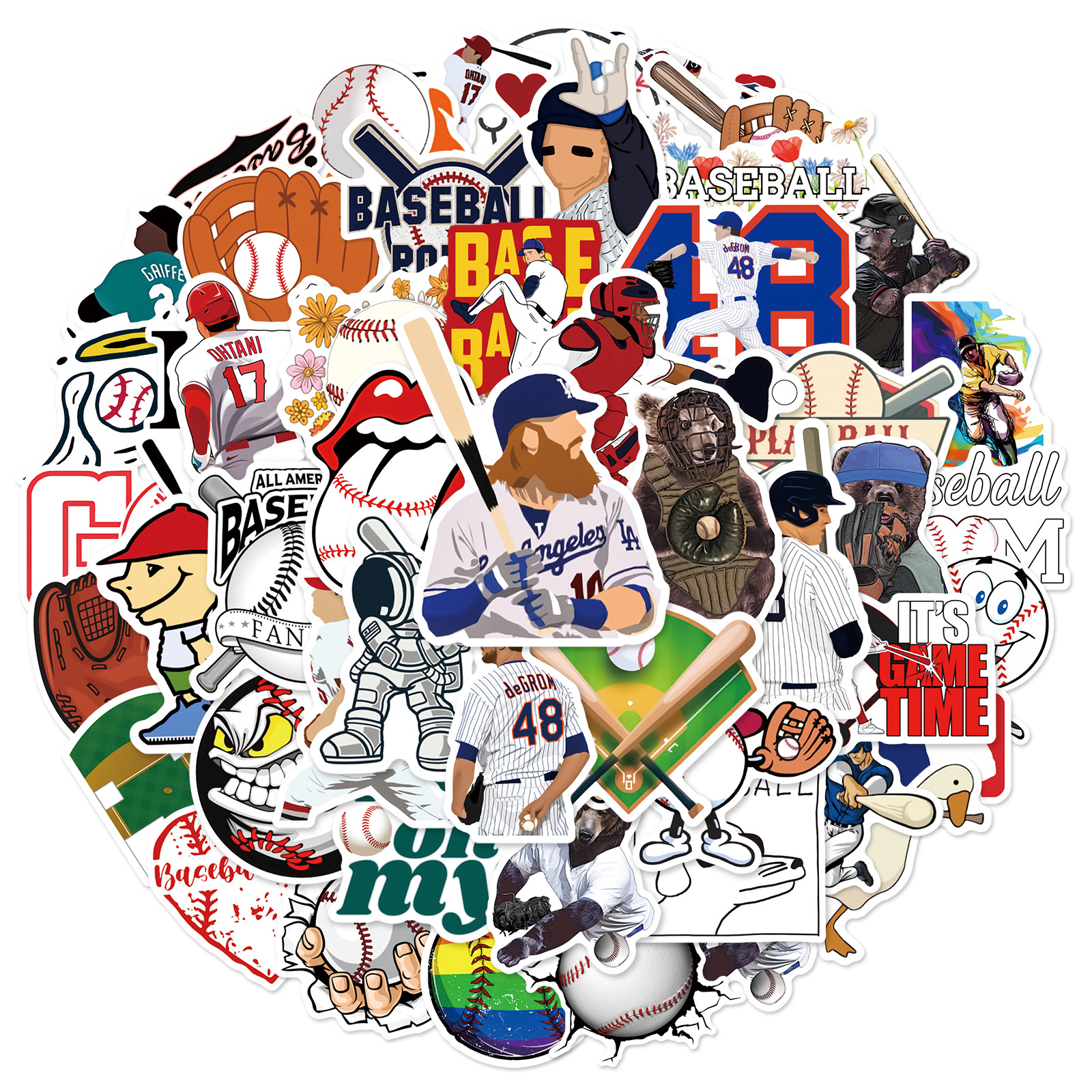  бейсбол Major League MLB большой Lee g Professional Baseball Koshien бейсбол лампочка для софтбола лампочка наклейка стикер 50 листов HQ