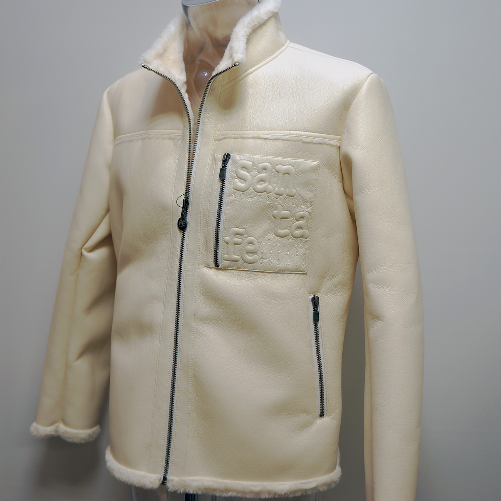  Santa Fe *22 autumn winter AW new work * fake mouton blouson (M)(L)(LL)(3L)22-54802-001