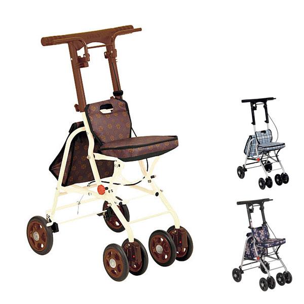 Tacaof シルバーカー コンパクトタイプ シプール SICP02（ブラウン）の商品画像