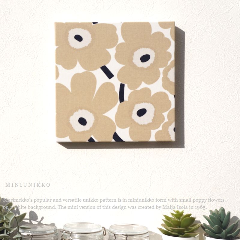  текстильная панель вход Северная Европа SS бежевый 20×20 Mini морской еж ko Marimekko 