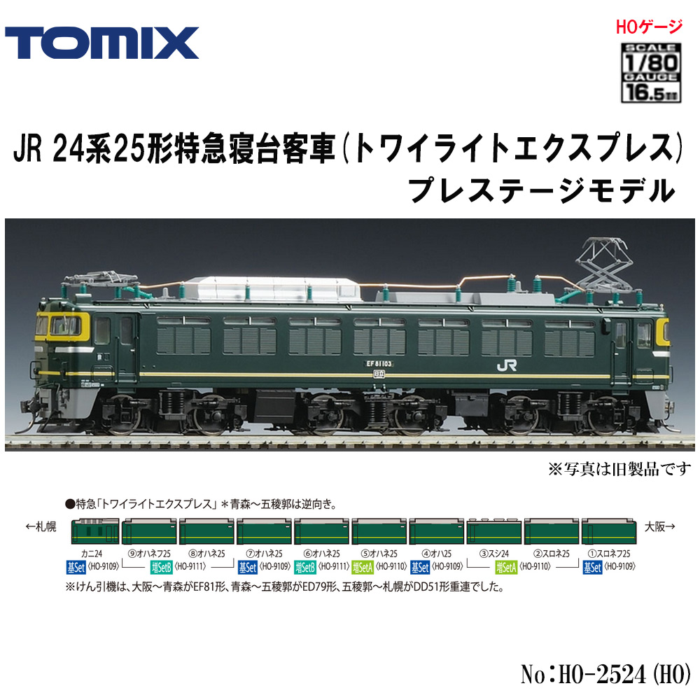 トミーテック トミックス JR EF81形電気機関車（トワイライト