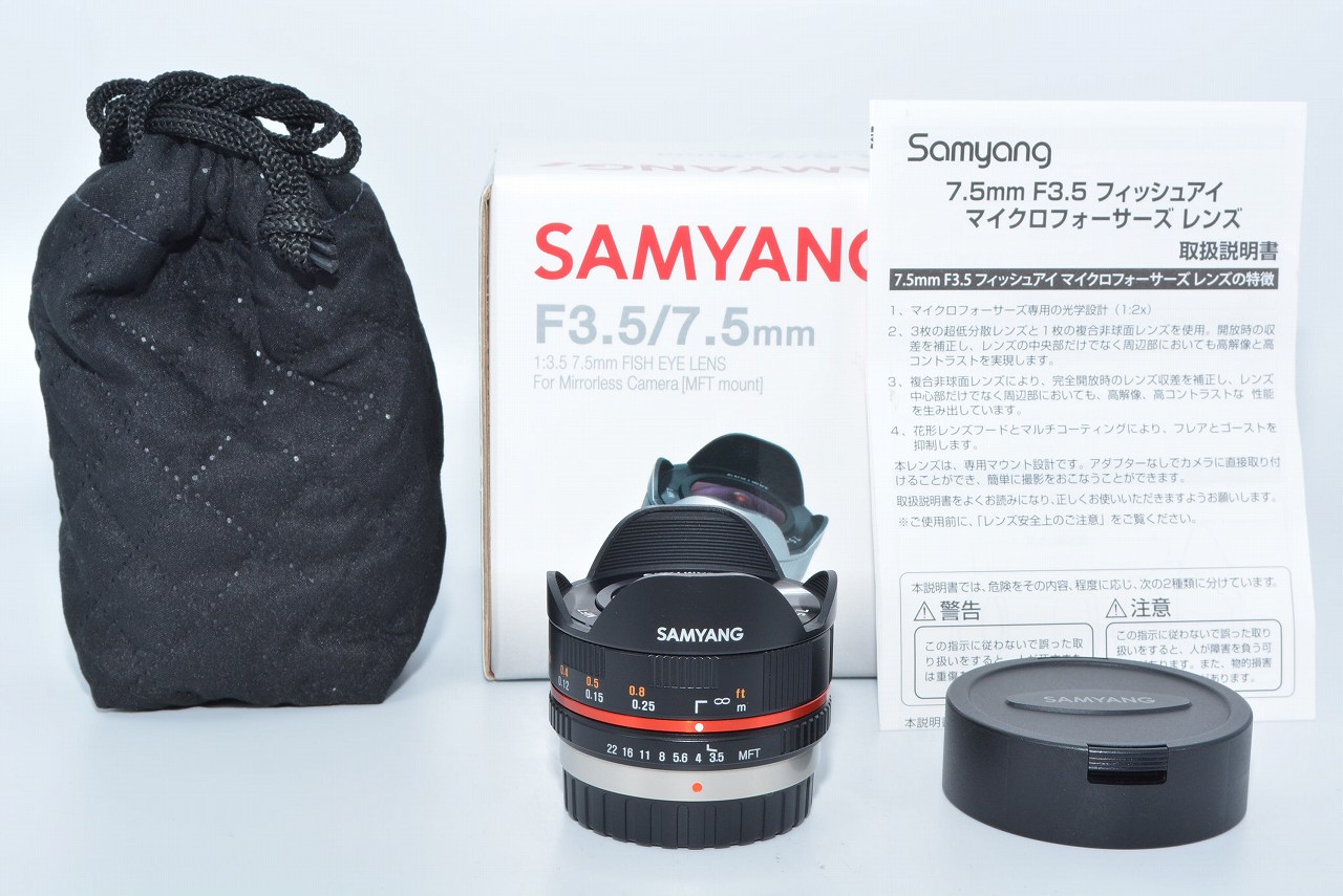 SAMYANG　7.5㎜　1:3.5 FISH-EYE MFT 7.5mm F3.5 FISH-EYE | SAMYANG | ケンコー・トキナー