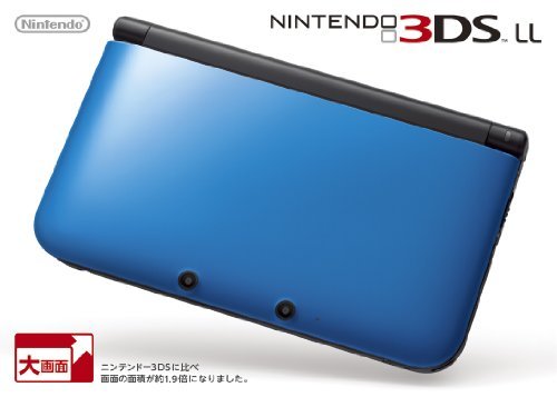 任天堂 ニンテンドー3DS LL ブルー×ブラック ニンテンドー3DS本体 - 最