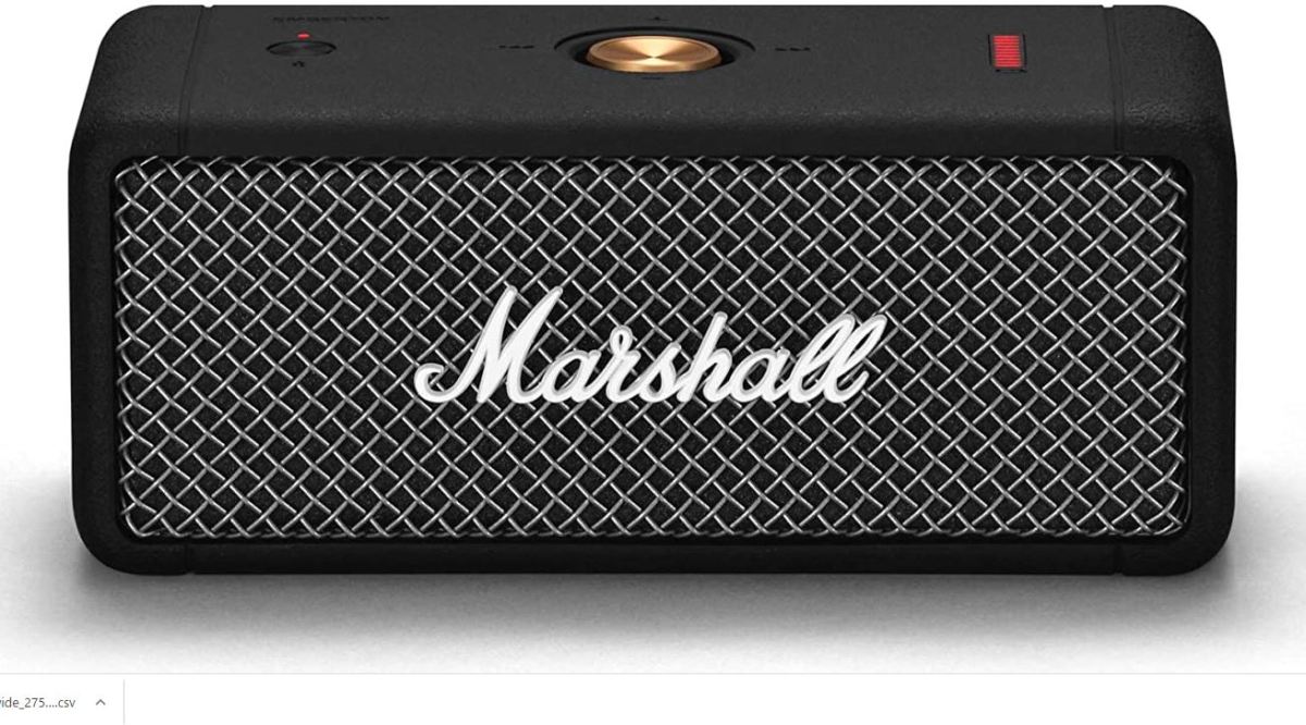 MARSHAL（時計） Bluetoothスピーカー Emberton Black ブラック スマホ対応スピーカーの商品画像