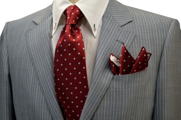 .. красный ( красный ) земля . белый. полька-дот ( точка ) рисунок pocket square ( chief 23cm)/20%OFF/PCN-MZ002