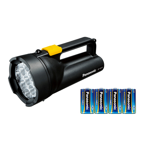 パナソニック 乾電池エボルタNEO付き ワイドパワーLED強力ライト BF-BS05N ×1個の商品画像