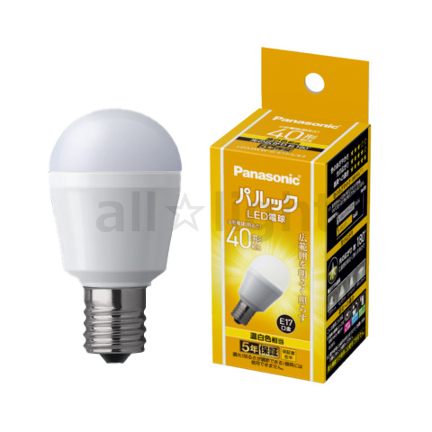 Panasonic パルック LED電球 LDA4WWGE17SK4 （温白色相当） ×1個 パルック LED電球、LED蛍光灯の商品画像