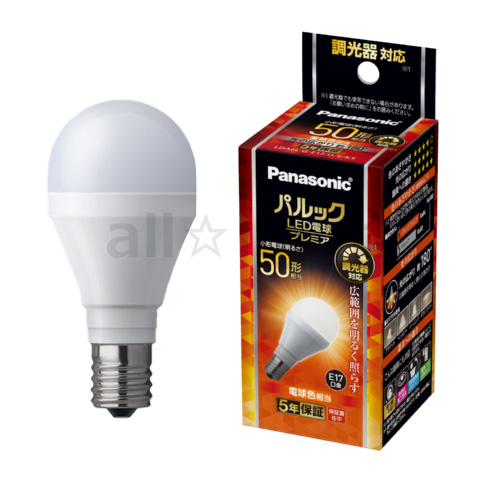 Panasonic LED電球 T形タイプ LDT6LGST6 （電球色相当） LED電球、LED