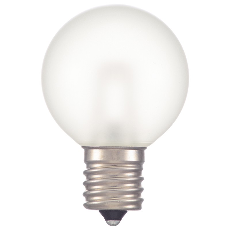 OHM LEDミニボール球装飾用 LDG1L-H-E17 13F （フロスト電球色） ×1個 LED電球、LED蛍光灯の商品画像