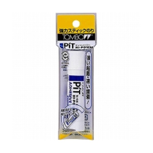 トンボ スティックのり ピット 1個 10g入 トンボ鉛筆 HSB-117 （65-5788-14）の商品画像
