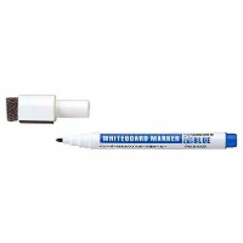 コクヨ イレーザー付きホワイトボード用マーカーマグネット付 極細 （青） PM-B100B ×1本の商品画像