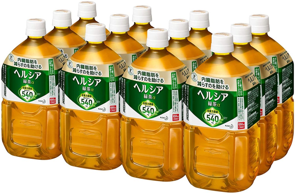 Kao 花王 ヘルシア緑茶 1050ml × 12本 ペットボトル ヘルシア お茶（ソフトドリンク）の商品画像