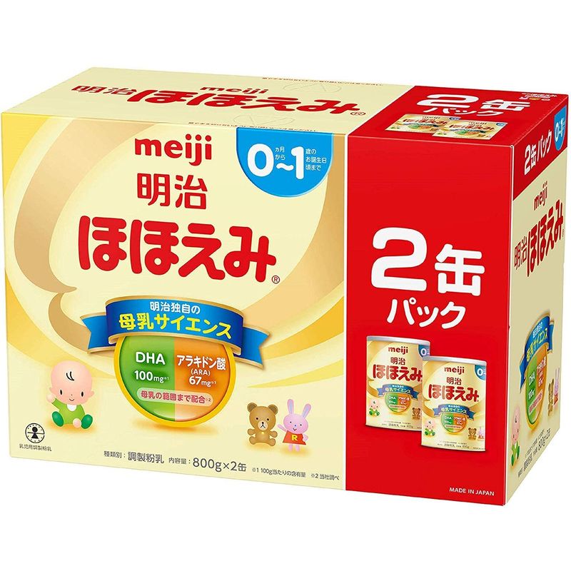 明治 ほほえみ 大缶 800g 4缶セット ほほえみ 粉ミルク（ベビー用）の商品画像