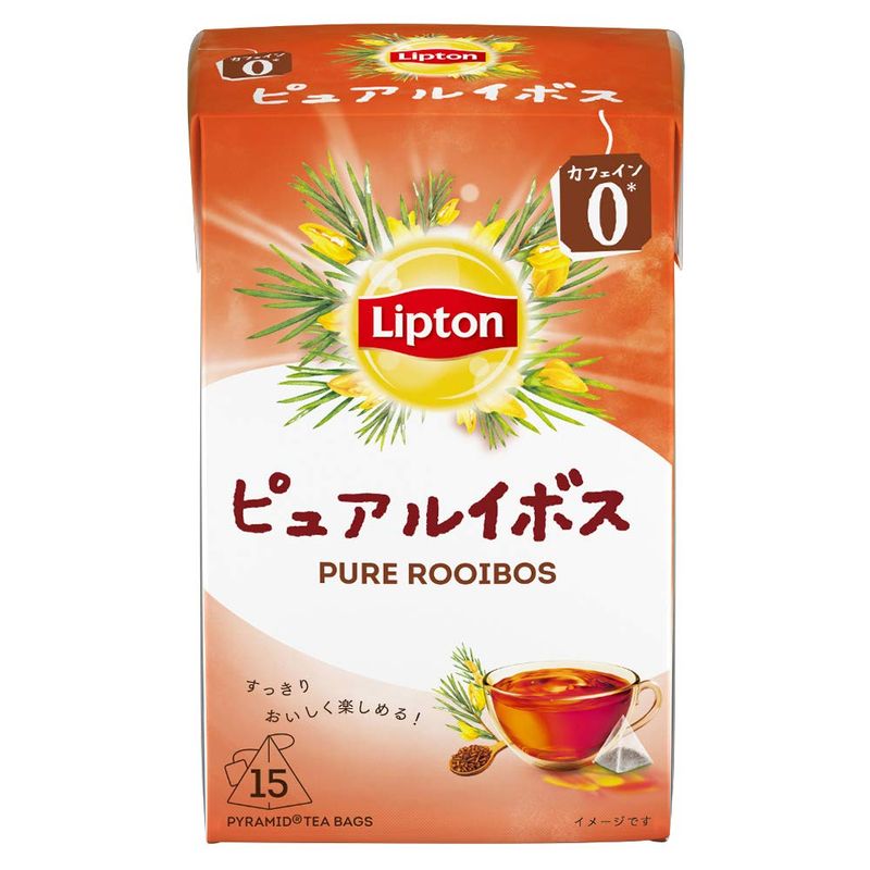 Lipton リプトン ピュアルイボス ノンカフェイン ティーバッグ 15袋 ×6セット ティーバッグ紅茶の商品画像