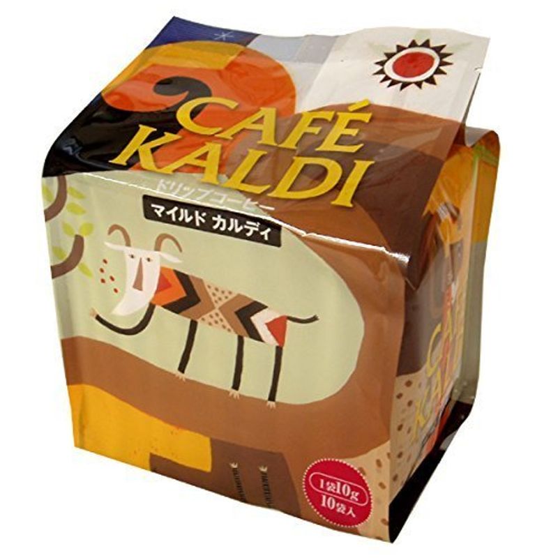 カフェカルディ ドリップコーヒー マイルドカルディ 10g×10P×1個 カップ用ドリップバッグコーヒーの商品画像