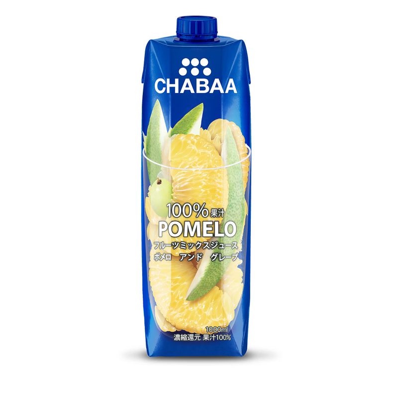 CHABAA チャバ ポメロミックスジュース プリズマパック 1L×12 フルーツジュースの商品画像