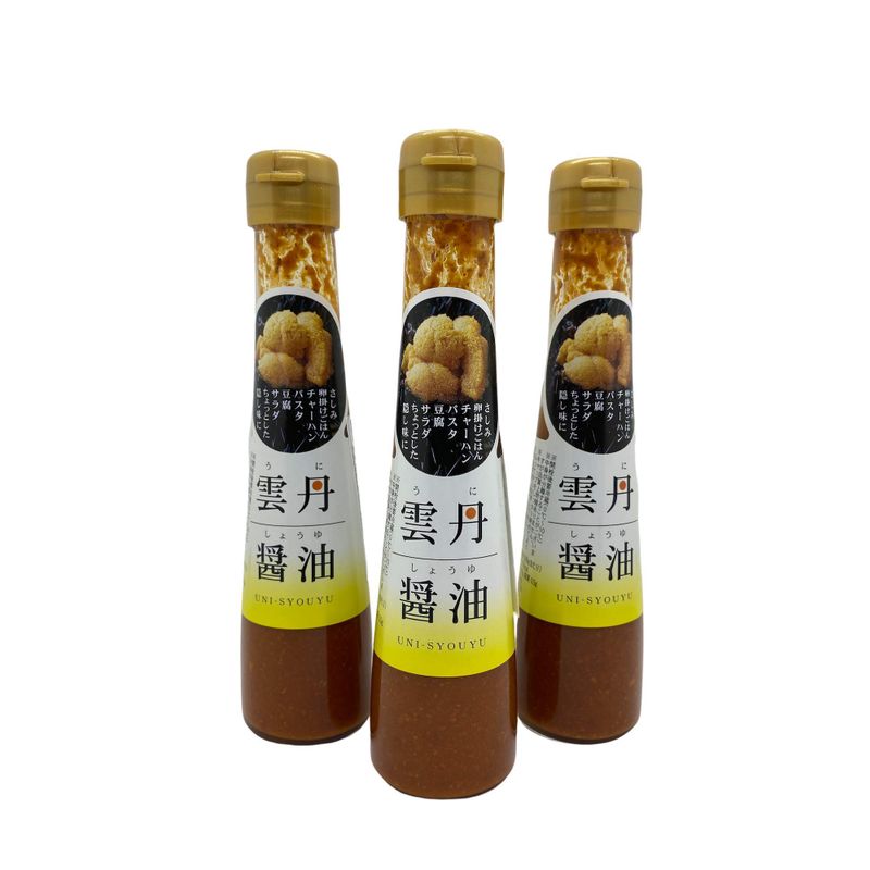下関水陸物産 雲丹醤油 瓶 120ml × 3本の商品画像