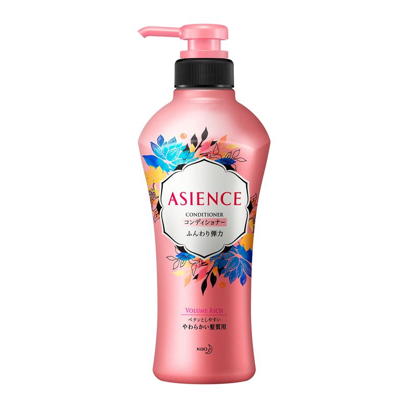 Kao ASIENCE コンディショナー ふんわり弾力タイプ 本体 450ml ×1 ASIENCE レディースコンディショナー、リンスの商品画像