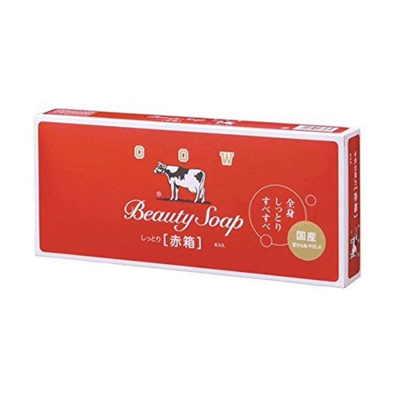 牛乳石鹸 カウブランド 赤箱 レギュラーサイズ 100g 6個入×6 カウブランド バスソープ、石鹸の商品画像