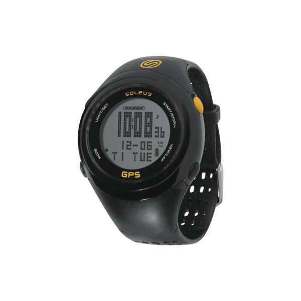 Soleus( санки as) GPS FIT 1.0J SGJ01020 Black/Yellow бег часы 