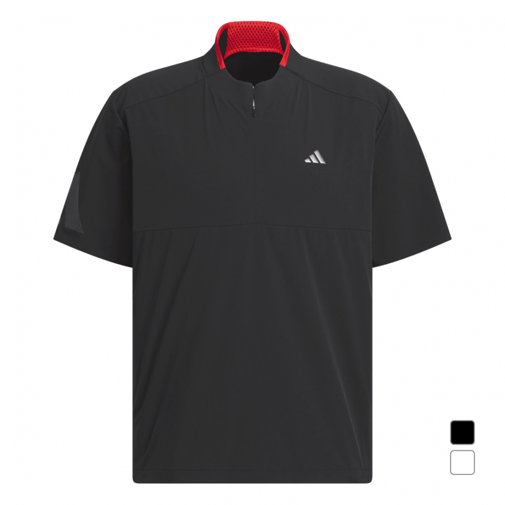 ADIDAS GOLF アディダス コードカオス ハーフジップ半袖ウィンド KSL85