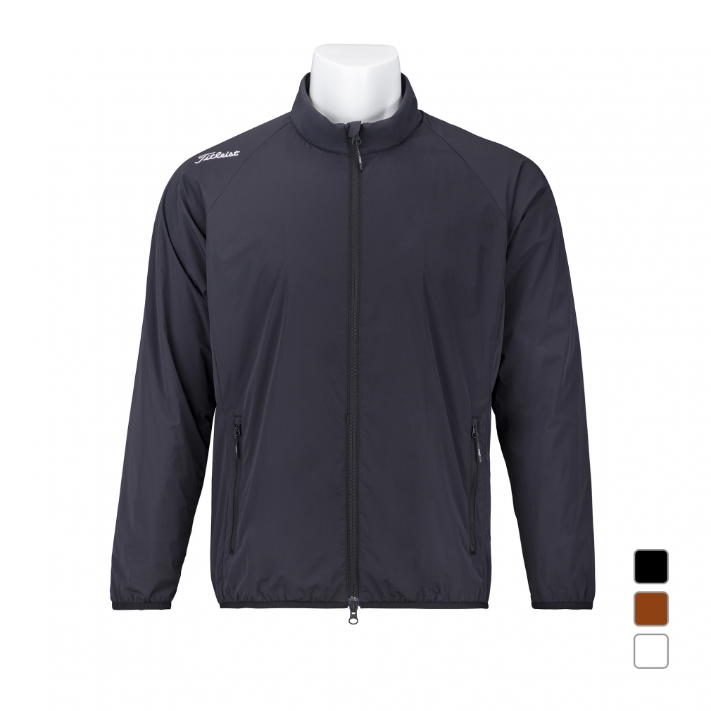 タイトリスト ゴルフウェア 長袖ウインドブレーカー 秋 冬 ウォーム