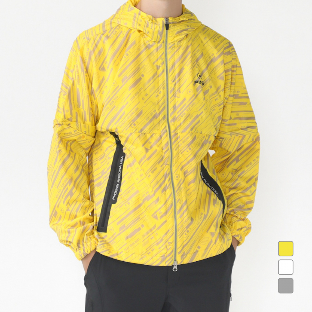 PING PING ゴルフウェア メンズ 長袖バリアンストレッチ2WAYブルゾン 2023秋冬 6213220805 ゴルフ　メンズジャケットの商品画像