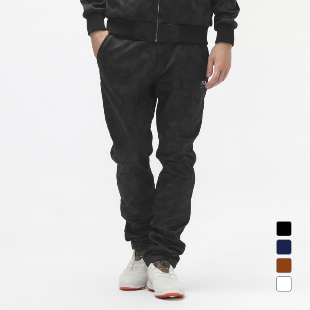 PING PING PTTハーフ起毛 全方向ストレッチ杢MIX加工中綿ジョガー