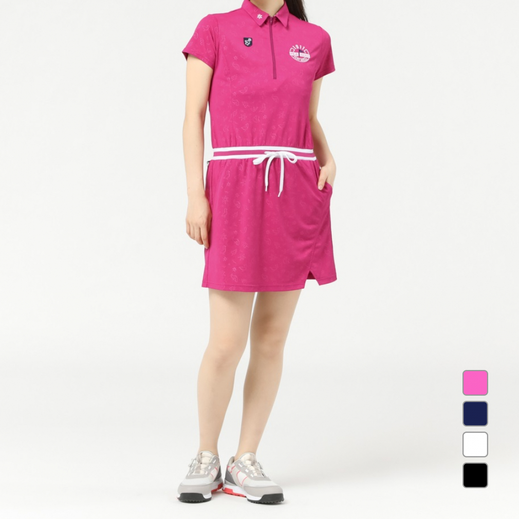  filler Golf wear short sleeves One-piece spring summer One-piece 752402 FILA