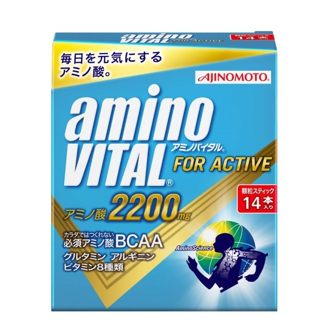 AJINOMOTO 味の素 アミノバイタル FOR ACTIVE 2200mg 粉末 3.0g 14本 × 1個 アミノバイタル スポーツドリンクの商品画像