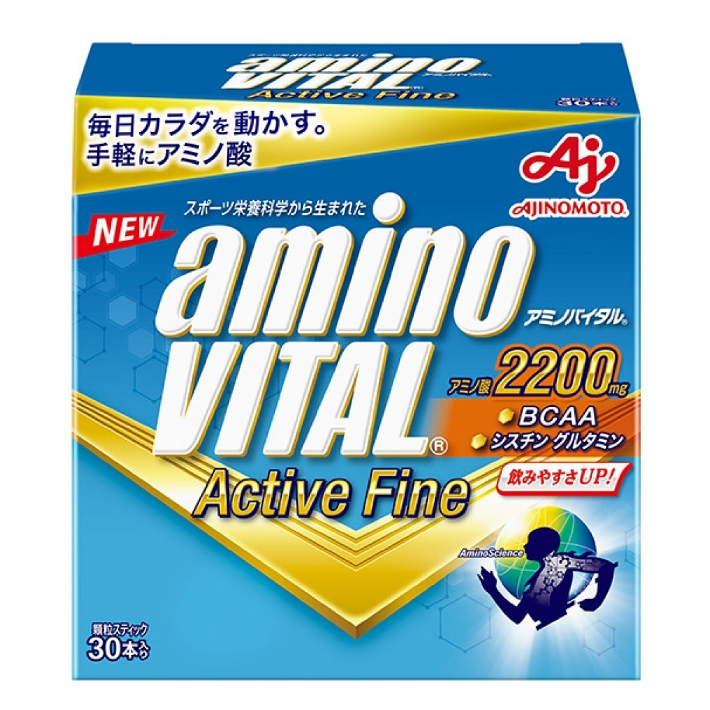 AJINOMOTO 味の素 アミノバイタル アクティブファイン 2200mg 粉末 2.48g 30本 × 1個 アミノバイタル スポーツドリンクの商品画像