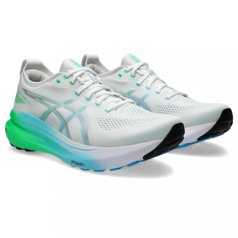  Asics GEL-KAYANO 31 гель kayano31 1011B867 мужской наземный / бег бег обувь 2E : белый × бледный голубой asics