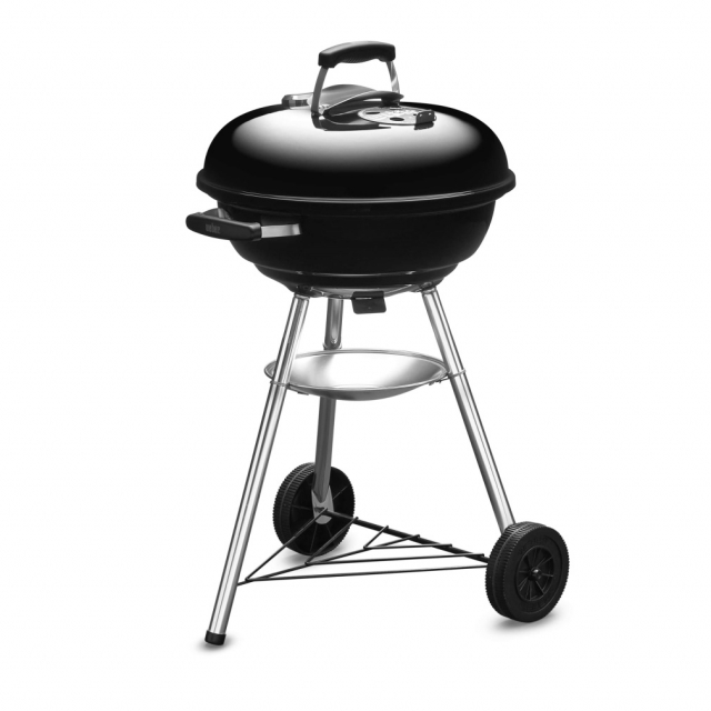 Weber コンパクトケトル チャコールグリル 47cm 温度計付（黒）1221308の商品画像