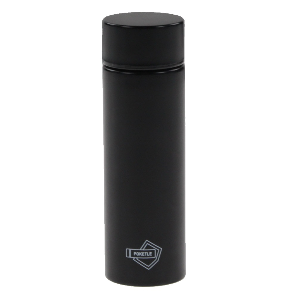 POKETLE ポケトル ステンレスボトル 0.12L（ブラック）OTMH0001-BK 水筒の商品画像
