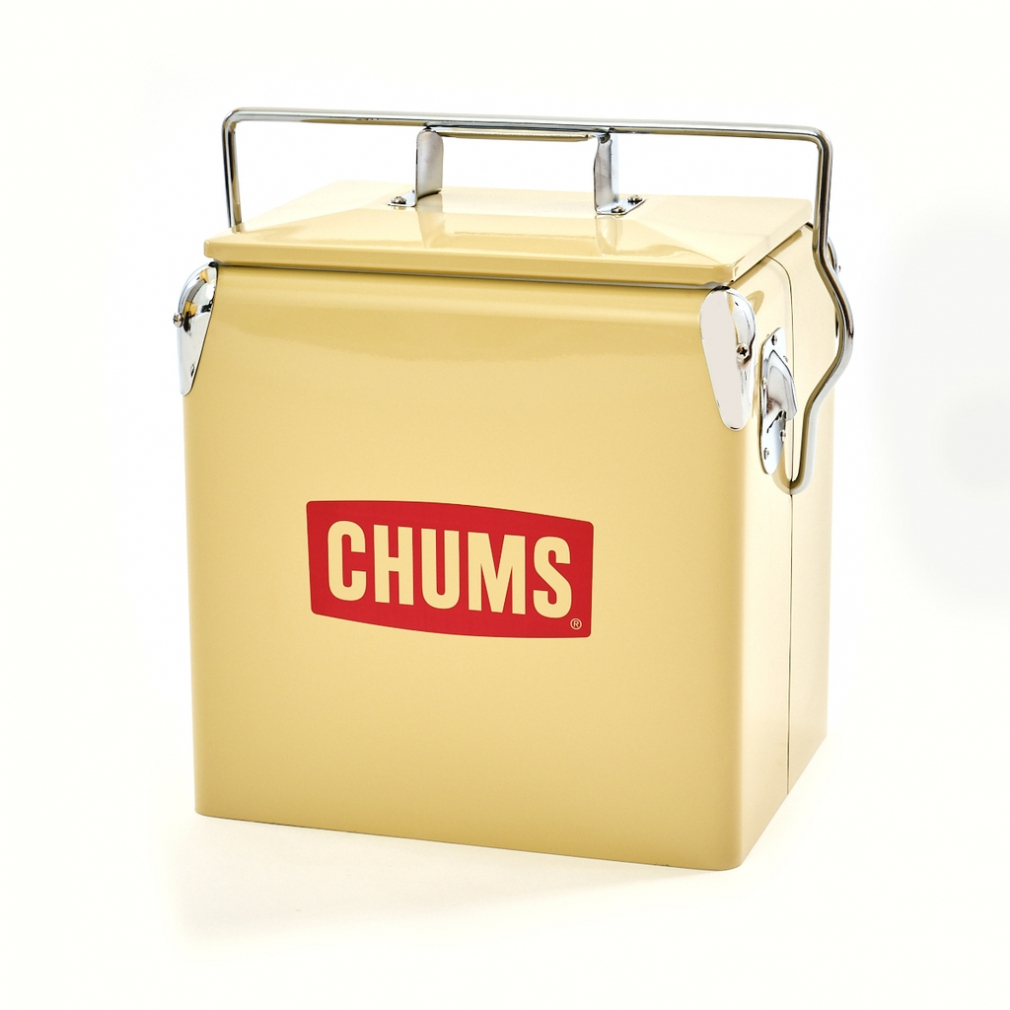 チャムス スチールクーラーボックス 12L CH62-1803 B001 （ベージュ）