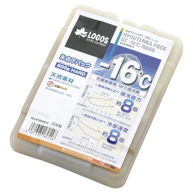 LOGOS （ロゴス） 氷点下パック GT-16℃ ハード 600g×1個の商品画像