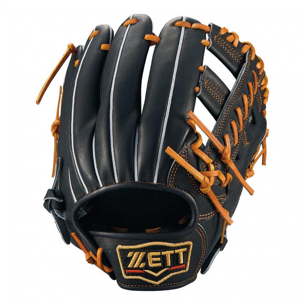ゼット プロステイタス 二塁手・遊撃手 右投 （ブラック/オークブラウン） BRGB30236-1936 プロステイタス 軟式グローブの商品画像